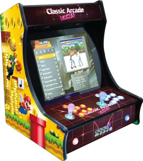 Tabletop Arcade Game - Mario & Luigi Artwork