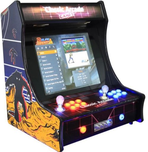 Tabletop Arcade Game - Space Invaders Artwork